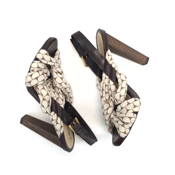 L.A.M.B. Tamika Strappy Fabric Sandals - Picture 2 of 7